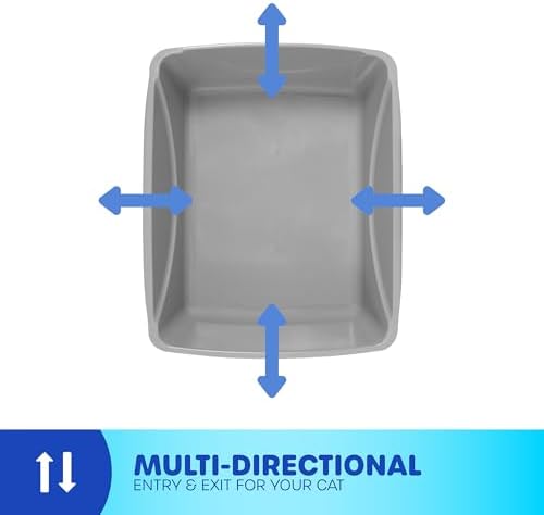 Petmate Basic Open Plastic Cat Litter Pan - Image 6