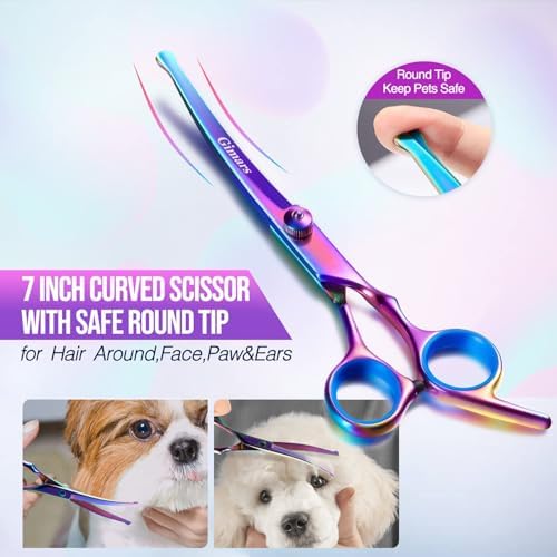 Gimars Dog Grooming Scissors Kit Professional 4CR - Image 3