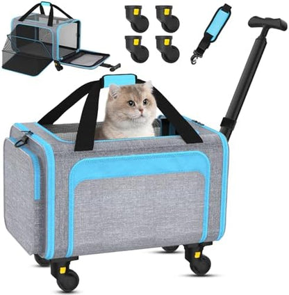 Airline Pet Carrier with Wheels by Unknown