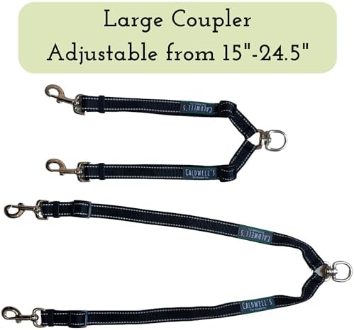 Caldwell's Pet Supply Co. Leash Coupler, Two Dog Leash Splitter to Split Leashes - Image 3