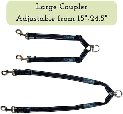 Caldwell's Pet Supply Co. Leash Coupler, Two Dog Leash Splitter to Split Leashes - Image 3