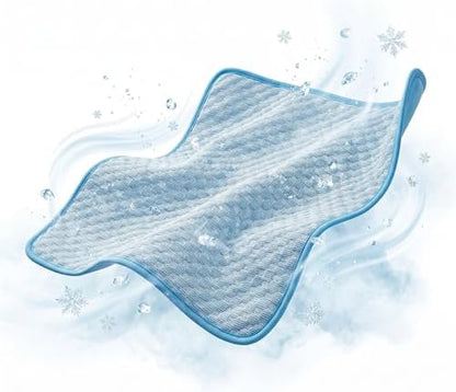 Dog Cooling Mat for cats Medium Pets, Gel Free Ice Silk Self Cooling Pad - Image 2