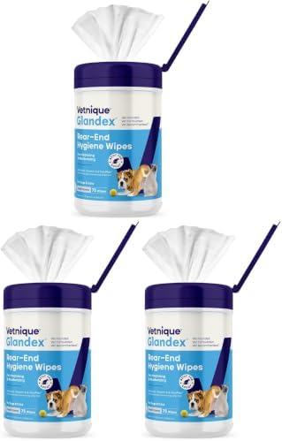Vetnique Glandex Rear End Wipes by Vetnique