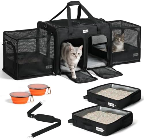 pidipiti 24x17x17 Large Expandable pet Carrier by pidipiti