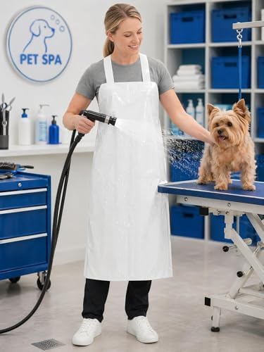 Molaxhome TPU Waterproof Apron Lightweight Oil-resistant Chef Apron - Image 3