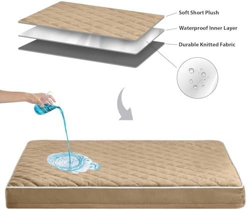 WNPETHOME Orthopedic Waterproof Dog Bed Medium - Image 6