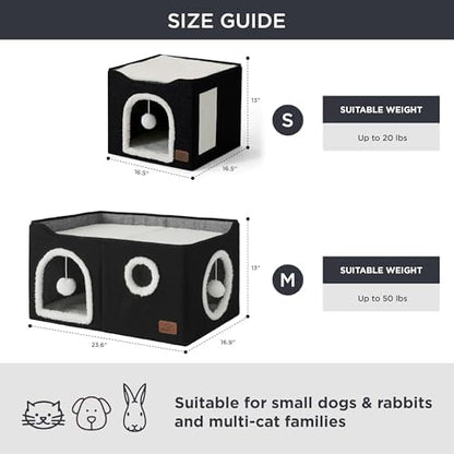 Bedsure Extra Wide Cat House Bed - Image 6