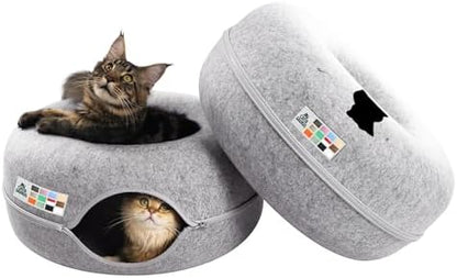 Cattasaurus Peekaboo Cat Cave Donut by Cattasaurus