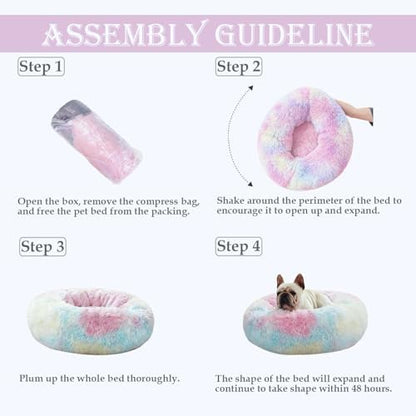 Washable Calming Dog & Cat Bed for Ultra Large Small Medium Size Pet - Image 5