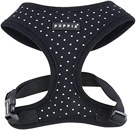 Puppia Dotty Dog Harness Over-the-Head No Pull No Choke Walking Training by PUPPIA
