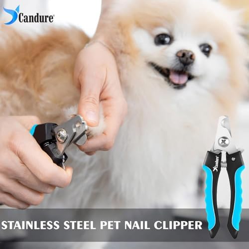 Candure Pet Nail Clippers Professional Nail Trimmer Suitable - Image 4