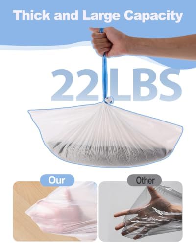 120 Count Drawstring Cat Litter Bags Compatible - Image 4