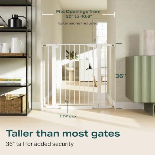 Cumbor 36 in Extra Tall Baby Gate - Image 2