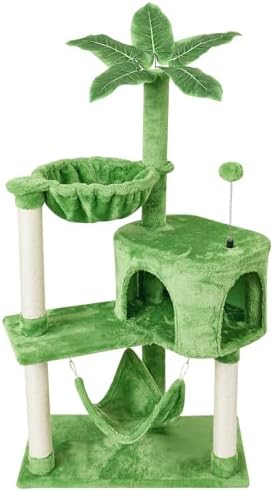 Cat Tree Cat Tower Condo Pet Activity Center Sisal Scratching Post by KIYUMI