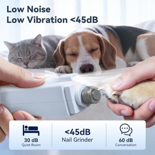 2-in-1 Quiet Electric Pet Nail Clipper & Grinder - Image 4