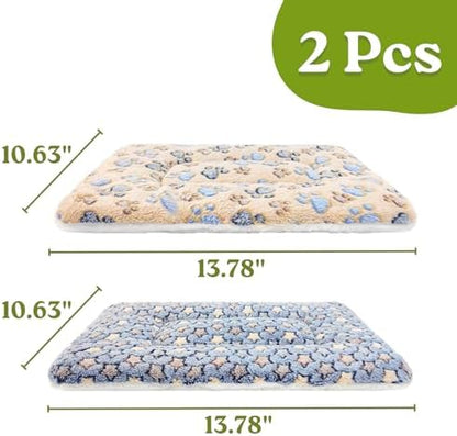 2 Pack Cat Blankets for Indoor Cats, Ultra Soft Reversible Mat, Fluffy Flannel - Image 6
