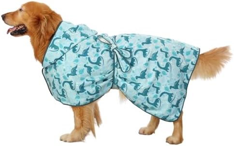 HDE Hooded Dog Bathrobe Quick Dry Towel Wrap - Image 3