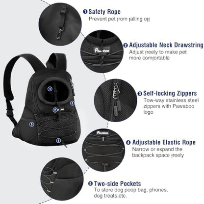 Pawaboo Pet Dog Front Carrier Backpack - Image 6