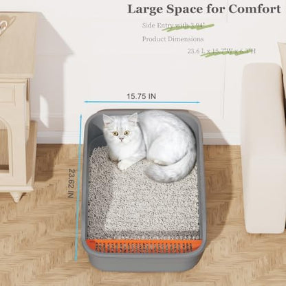 Vealind Extra Large Cat Litter Box - Image 3