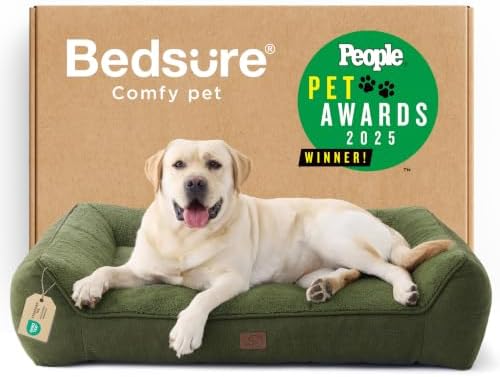 Bedsure SupportMax® Extra Thick Orthopedic XL Dog Bed by BEDSURE