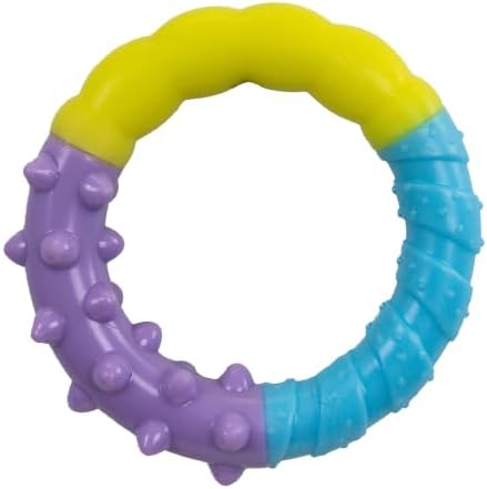 Grow-With-Me Ring Dental Dog Chew Toy, Bounces & Floats by Pupstages