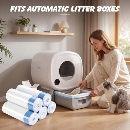 100 Pack Litter Box Bags Compatible - Image 3