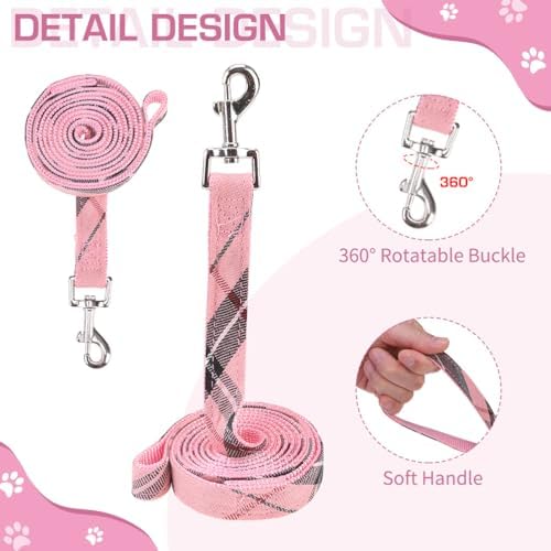 KOOLTAIL Dog Harness for Small Medium Dogs, Dog Harness and Leash Set, Step in - Image 3
