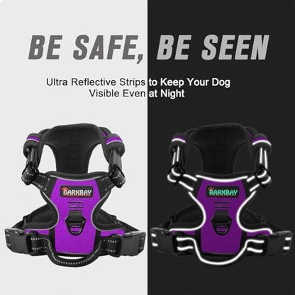 BARKBAY Dog Harness No Pull for Small Sized Dog Front Back Clips, Dog Vest - Image 5