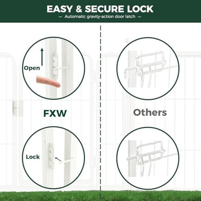 FXW Rollick Dog Playpen, Yard & RV Camping, 16 Panels - Image 4