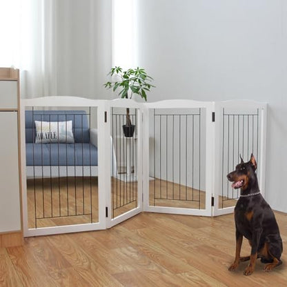 ZJSF Freestanding Foldable Dog Gate by ZJSF