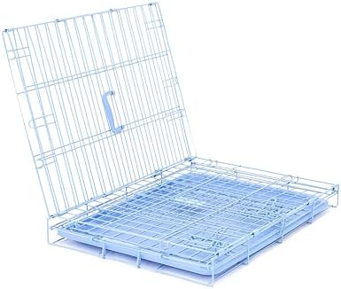Carlson Pet Products Carlson Compact and Secure Deluxe Blue Metal Dog Crate - Image 6