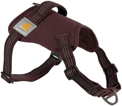 Carhartt Nylon Duck No Pull Dog Harness Deep Wine M by Carhartt