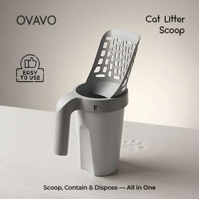 Cat Litter Scooper with Holder - Image 3