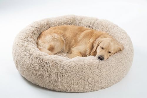SAVFOX 36 inches Calming Donut Dog Bed by SAVFOX