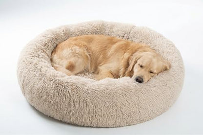 SAVFOX 36 inches Calming Donut Dog Bed by SAVFOX