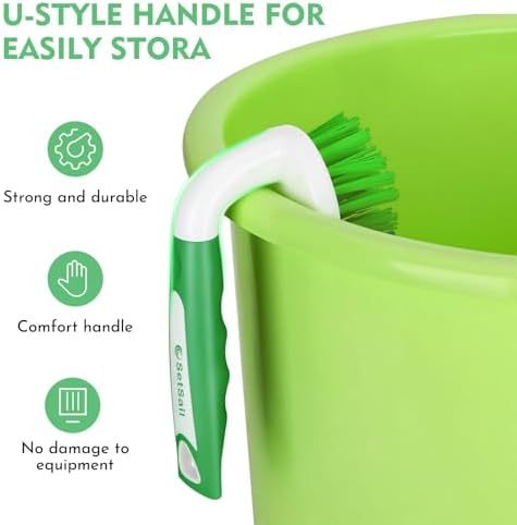 SetSail Scrub Brush, Stiff Bristle Cleaning Scrubber, 2 Pack - Image 4