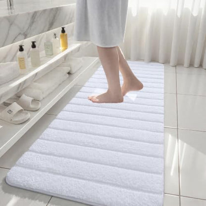 AROGAN Extra Long Bathroom Runner Rugs 24x80 Inch Bath Rug Non Slip - Image 2