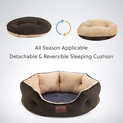Bedsure Small Dog Bed Washable, Round Cat Beds - Image 3