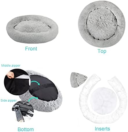 SAVFOX 54 inches Calming Donut Dog Bed - Image 4