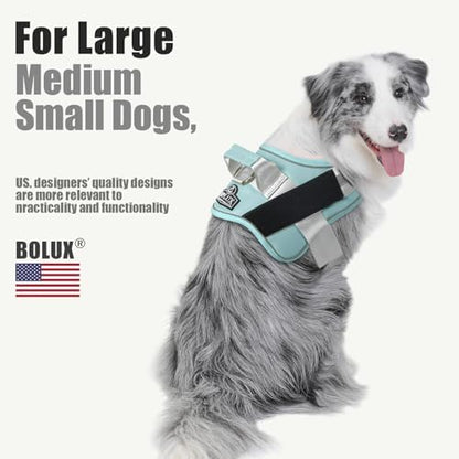 Bolux Dog Harness, No-Pull Reflective Dog Vest, Breathable Adjustable Pet - Image 5