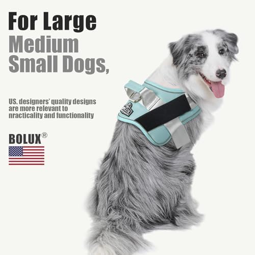 Bolux Dog Harness, No-Pull Reflective Dog Vest, Breathable Adjustable Pet - Image 5