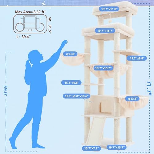 Hey-brother Cat Tree Tower - Image 2