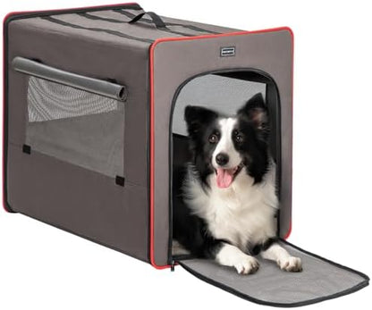 PETSFIT Collapsible Dog Crate, Portable Dog Crate by Petsfit
