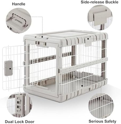 ZOMISIA 28" L Collapsible Dog Crate - Image 5