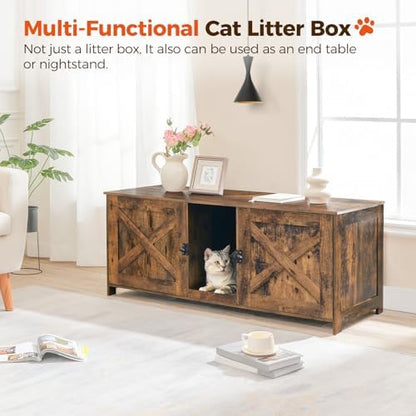 MAHANCRIS Cat Litter Box Enclosure - Image 2