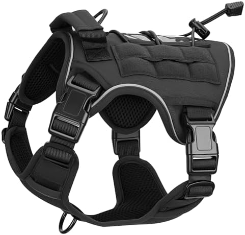 Heavy-Duty Tactical Dog Harness by Bruvoalon