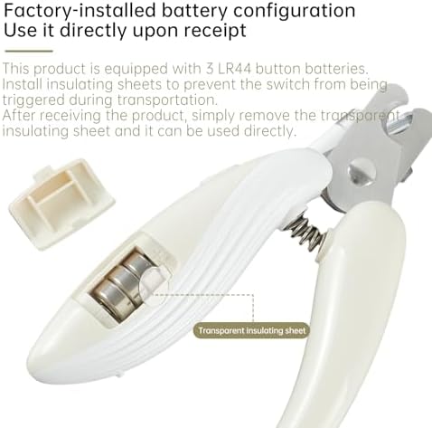 Cat Dog Pet Nail Clippers with Light – LED Safety Nail Clipper - Image 5