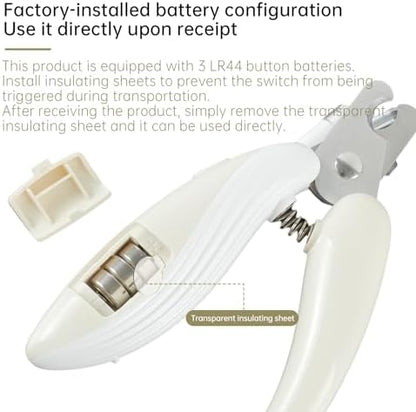 Cat Dog Pet Nail Clippers with Light – LED Safety Nail Clipper - Image 5