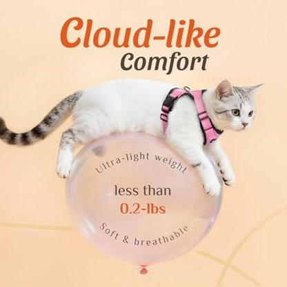 Dooradar Cat Harness and Leash Set, Adjustable and Escape Proof - Image 6