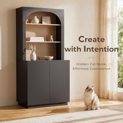 Amunrbrek Tall Cat Litter Box Enclosure - Image 2
